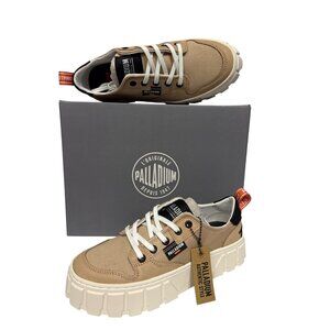 Palladium Pallatower LO Women's Sneaker Shoes Nude Dust Leather Chunky Size 7